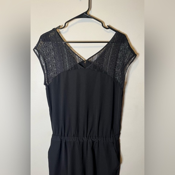 Black sleeveless jumpsuit size medium - Picture 4 of 5